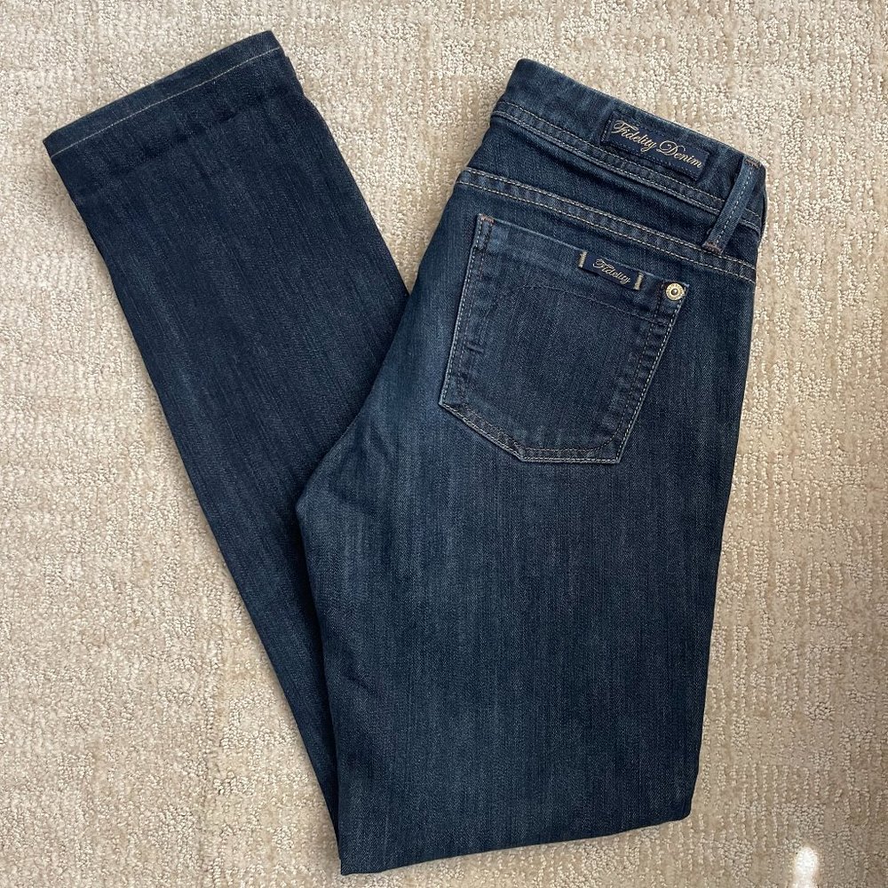 FIDELITY Low-Waist Skinny Jeans Size 27 - Picture 2 of 3